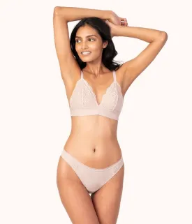 The Palm Lace Thong: Orchid