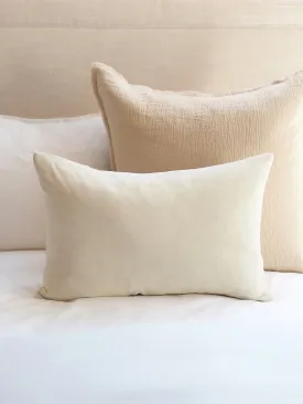 Vera Buttercup Velvet Pillow | 16x24