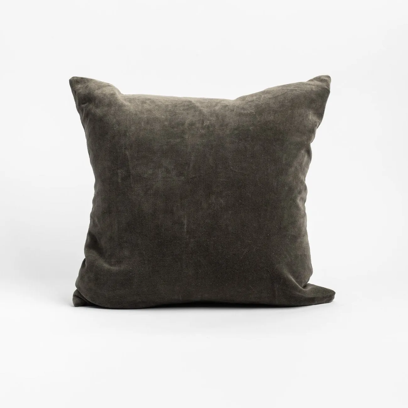 Vera Velvet 18" Square Pillow in Juniper