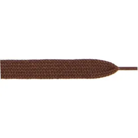 Wholesale Thick Flat 3/4" - Brown (12 Pair Pack) Shoelaces