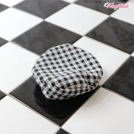 Wooflink Preppy Gingham Beret - Black